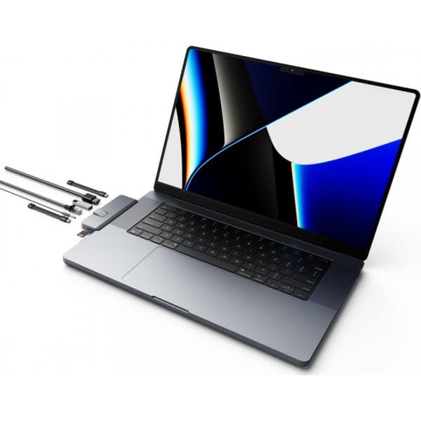Hyper HyperDrive DUO PRO 7i2 USBC Hubadapter, stjernegrå
