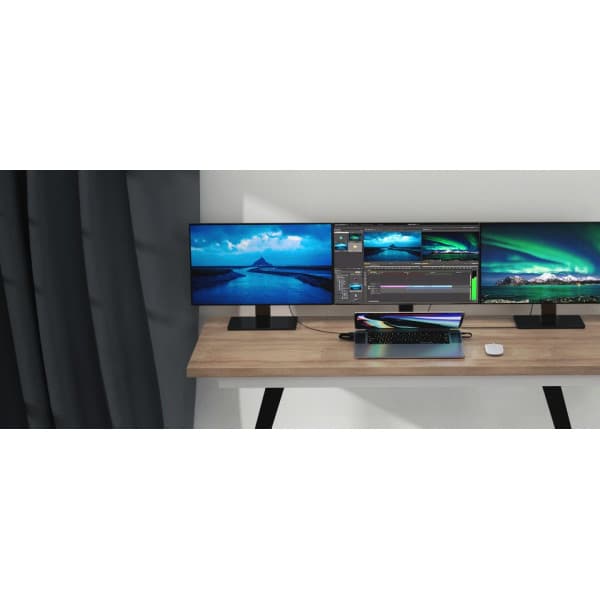 Hyper HyperDrive 4K MultiDisplay Docking Station til 13"16" MacBooks dockningsstation