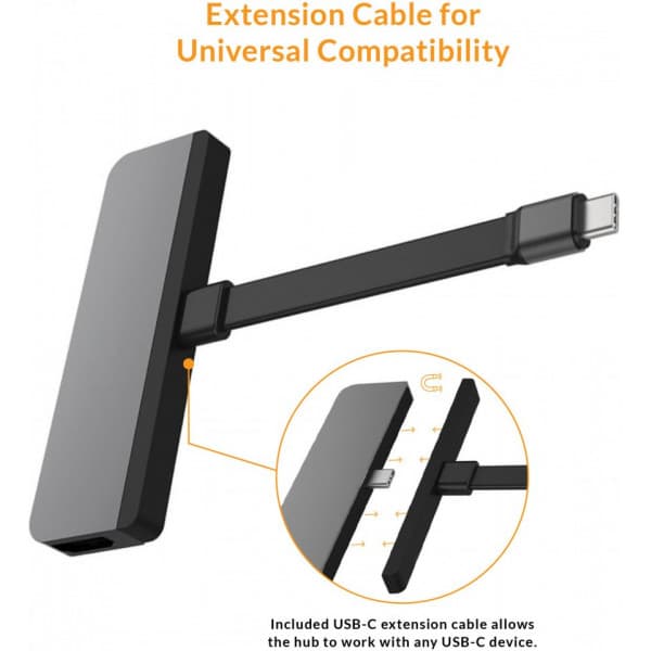 Hyper HyperDrive 6-in-1 USB-C Media Hub -adapteri