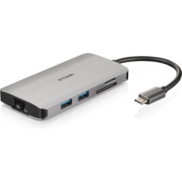 DLINK DUBM810 8i1 USBC 3.0hub HDMI/Gigabit ethernetadapter