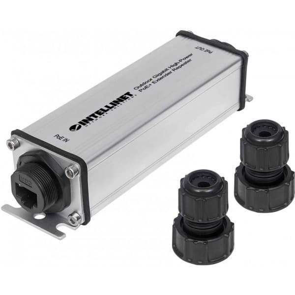 Intellinet Outdoor Gigabit High-Power PoE+ - anslutningsförlängare