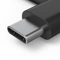 Miniatyrbild 3 av 4: USB-C-adapter – 3,5 mm honkontakt, 90° vinklad kontakt, svart