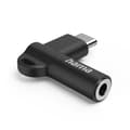 Miniatyrbild 2 av 4: USB-C-adapter – 3,5 mm honkontakt, 90° vinklad kontakt, svart