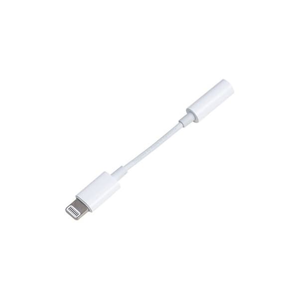 BIGBEN Connected - Lightning till hörlursuttag Adapter - Vit - För Apple iPad/iPhone/iPod (Lightning)