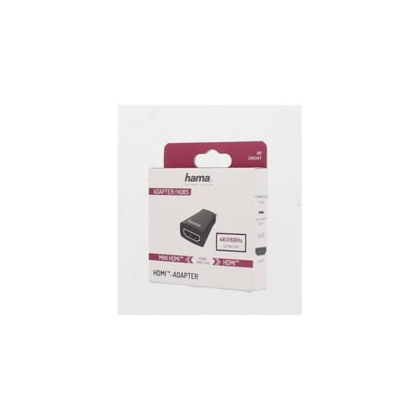 HDMI™-adapter, Mini-HDMI™-kontakt - HDMI™-port, Ultra-HD 4K