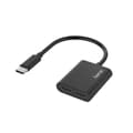 Miniatyrbild 3 av 3: LJUDADAPTER, 2 I 1, USB-C PLUG-2 USB-C-PORTAR, LJUD+LADDNING