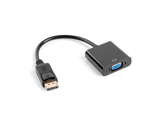 Displayport Mini till VGA Adapter 20cm Svart