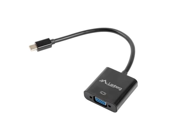 HDMI(M)-VGA(F)+MINIJACK 3.5MM(F) ADAPTER CABLE 20CM LANBERG
