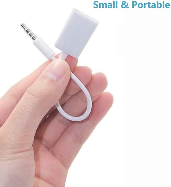 3x 3,5 mm Aux hann til USB-hunn-adapterkabel