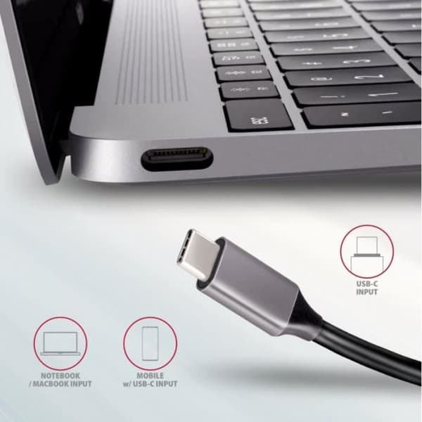 AXAGON USB-C Hub HMC-5, 2 x USB-A, HDMI, 2 x USB-C 3.2 Gen 1, 1 x SD, 1 x microSD, silver - 8595247906175