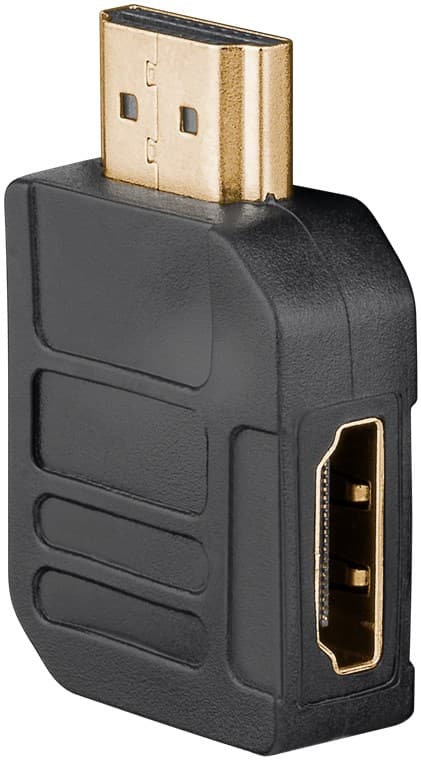 HDMI™-vinkeladapter 90° horisontal, 8K/60Hz