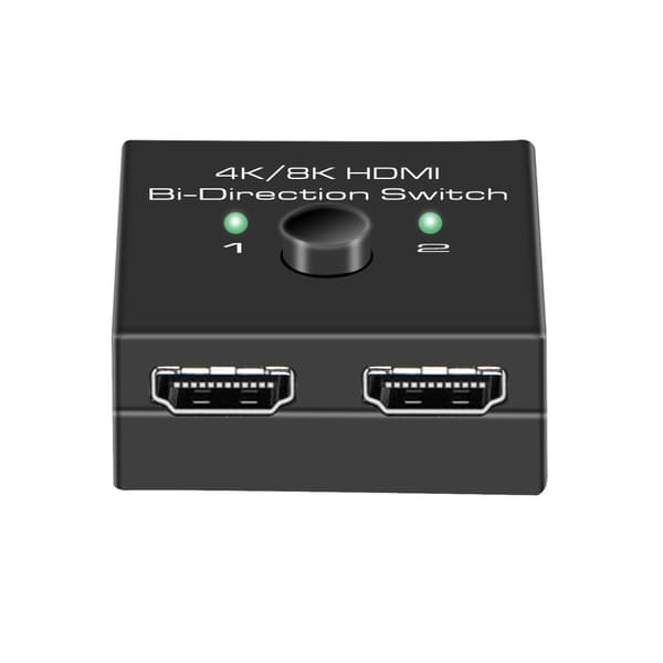 INF HDMI 8K 2 in 1 ut dubbelriktad switch