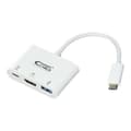 Miniatyrbild 1 av 2: USB-C till HDMI Adapter NANOCABLE 10.16.4302 Full HD (15 cm) Vit (1 antal)
