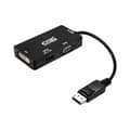 Miniatyrbild 1 av 2: DisplayPort till VGA/DVI/HDMI Adapter 3 en 1 NANOCABLE 10.16.3301-BK Svart