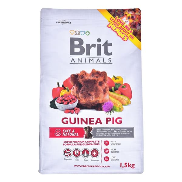 BRIT Animals Marsvin Complete - tørfoder til marsvin - 1,5 kg