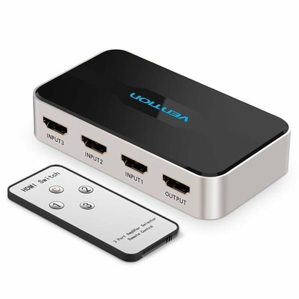 HDMI-Brytare Vention AFFH0 Grå