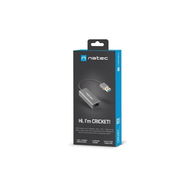 USB - Ethernet-adapteri Natec Cricket USB 3.0