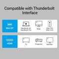 Pikkukuva 3 / 5: Mini DisplayPort - HDMI-kaapeli Vention HBCBB 10 cm Musta