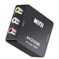 Miniatyrbild 3 av 4: RCA till HDMI Adapter, Zamus Mini AV RCA CVBS till HDMI Converter S Video Adapter 1080P för PS2 Wii Console