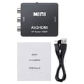 Miniatyrbild 4 av 4: RCA till HDMI Adapter, Zamus Mini AV RCA CVBS till HDMI Converter S Video Adapter 1080P för PS2 Wii Console