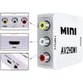 Miniatyrbild 2 av 4: RCA till HDMI Adapter, 1080P kompatibel Mini AV till HDMI Video Adapter - Svart