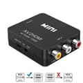 Miniatyrbild 1 av 4: RCA till HDMI Adapter, 1080P kompatibel Mini AV till HDMI Video Adapter - Svart