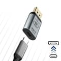 Miniatyrbild 3 av 4: USB-C hona till DisplayPort hane videoadapter Kompakt design grå