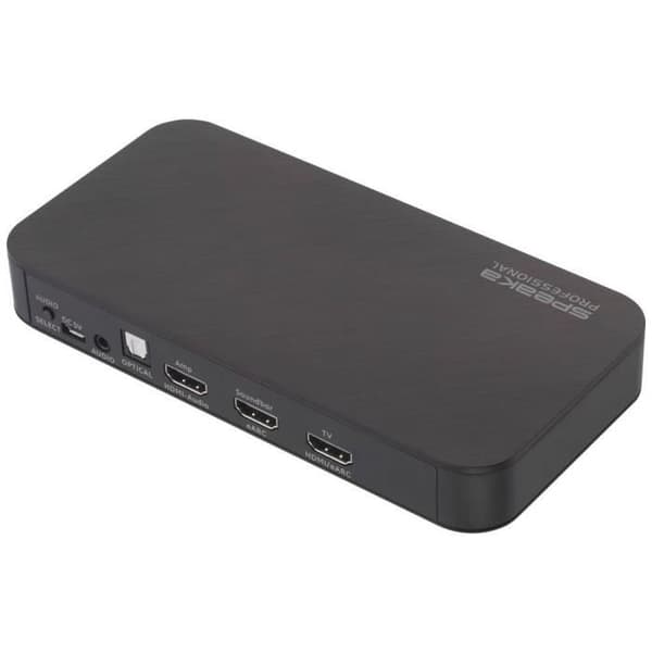 SpeaKa Professional TV, Receiver, Audio Extractor SP-HDA-502 [HDMI - HDMI] 3840 x 2160 pixlar