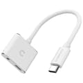 Miniatyrbild 1 av 4: Cygnett USB-C till minijack 3,5 mm i USB-C Essential ljudadapter (vit)