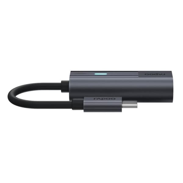 USB-C till 3,5 mm ljudadapter, grå