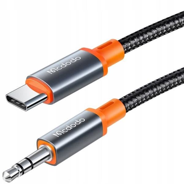 USB C till 3,5 mm minijack telefonadapter MED DAC 1m, Mcdodo