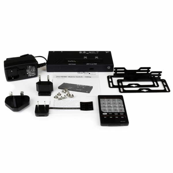 HDMI-Brytare Startech VS222HDQ Svart