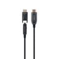 Miniatyrbild 3 av 5: Kabel HDMI GEMBIRD CCBP-HDMID-AOC-30M Svart 30 m