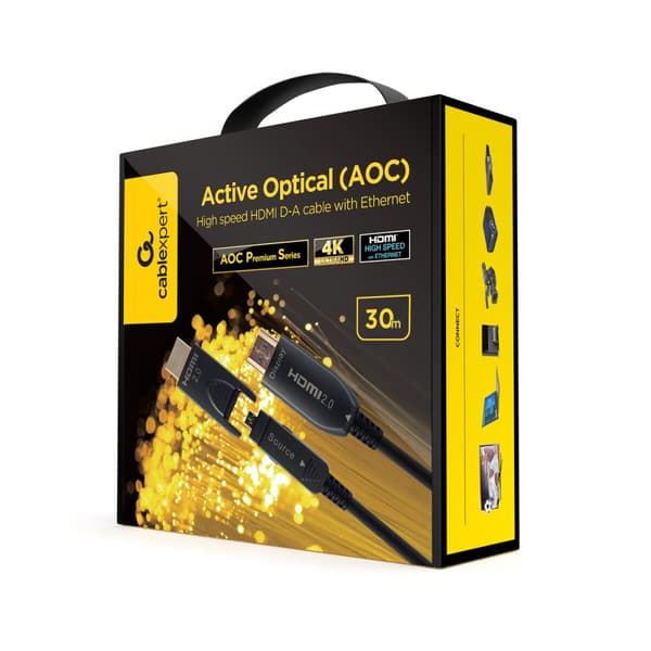 Kabel HDMI GEMBIRD CCBP-HDMID-AOC-30M Svart 30 m
