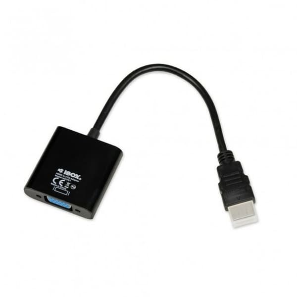 Adapter HDMI till VGA Ibox IAHV01 Svart