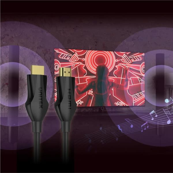 HDMI-kaapeli Unitek C11060BK-2M 4K Ultra HD 2 m