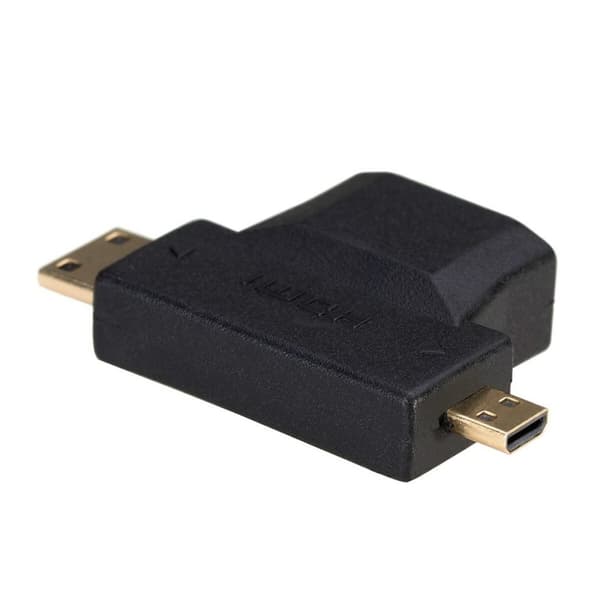 HDMI -Micro HDMI adapteri Akyga AK-AD-23 Mini HDMI Musta