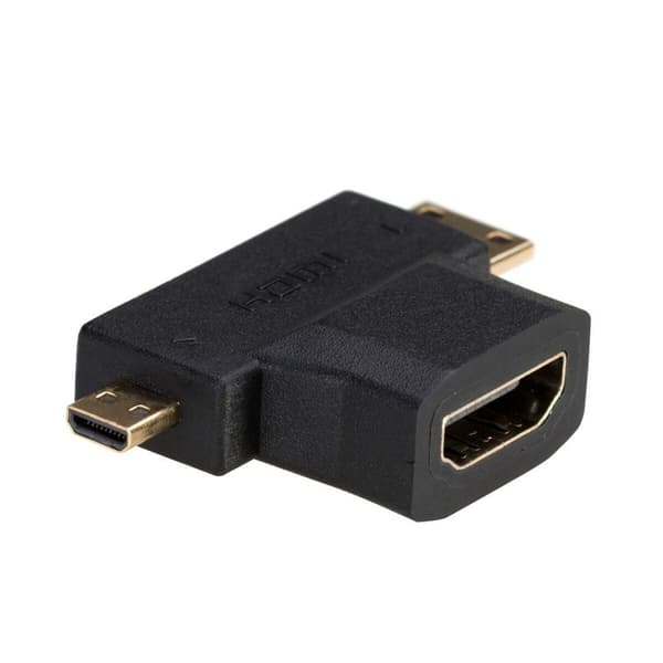 HDMI -Micro HDMI adapteri Akyga AK-AD-23 Mini HDMI Musta