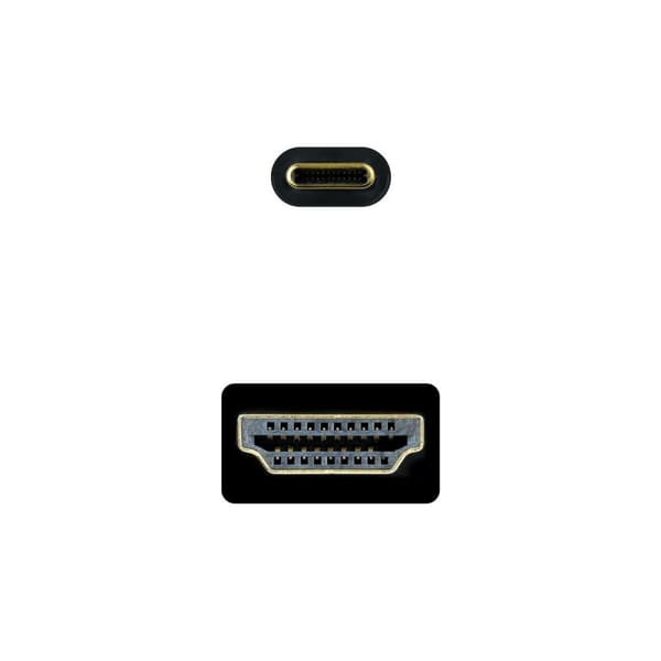 USB-C till HDMI Kabel NANOCABLE 10.15.5132 Svart 1,8 m 4K Ultra HD