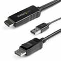 Miniatyrbild 1 av 2: Adapter Display Port till HDMI/VGA Startech HD2DPMM2M            (2 m) Svart