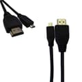 Miniatyrbild 2 av 2: Kabel HDMI till Micro-HDMI EDM 51234 Svart 1 m