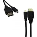 Miniatyrbild 1 av 2: Kabel HDMI till Micro-HDMI EDM 51234 Svart 1 m