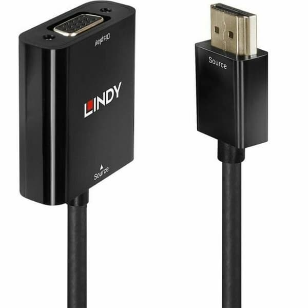 Adapter HDMI till VGA LINDY 38291 Svart