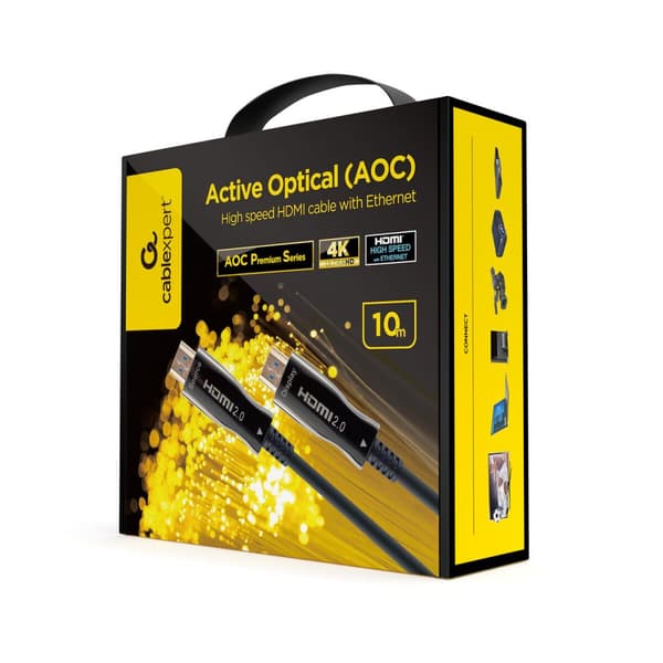 Kabel HDMI GEMBIRD CCBP-HDMI-AOC-10M-02 10 m Svart