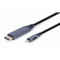 Miniatyrbild 3 av 7: HDMI till DVI Adpater GEMBIRD CC-USB3C-DPF-01-6 Svart/Grå 1,8 m