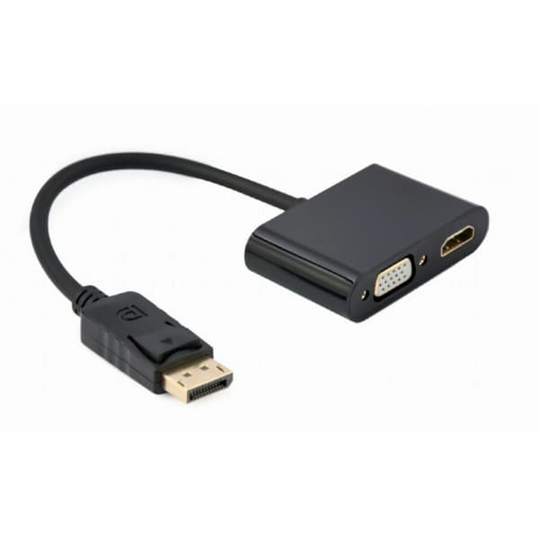 DisplayPort till HDMI Adapter GEMBIRD A-DPM-HDMIFVGAF-01 Svart 10 cm