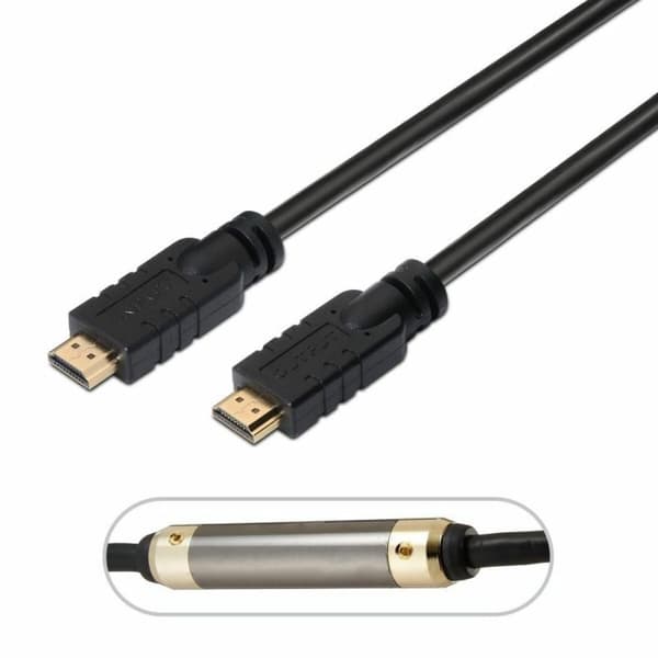 Kabel HDMI Aisens A120-0375 25 m Svart
