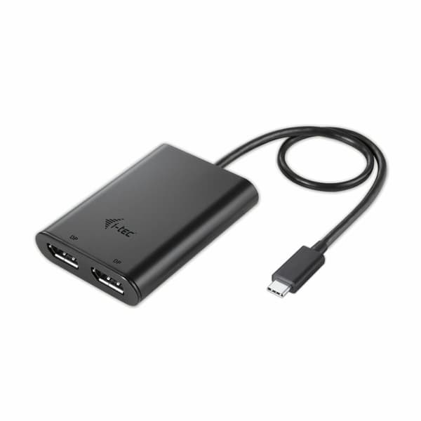 USB C til DisplayPort-adapter i-Tec C31DUAL4KDP Sort