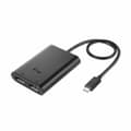 Miniatyrbillede 1 af 3: USB C til DisplayPort-adapter i-Tec C31DUAL4KDP Sort