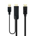 Miniatyrbillede 1 af 2: DisplayPort til HDMI kabel NANOCABLE 10.15.4352 Sort 1,8 m 4K Ultra HD